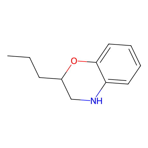 2-propyl-3,4-dihydro-2H-benzo[b][1,4]oxazine structure