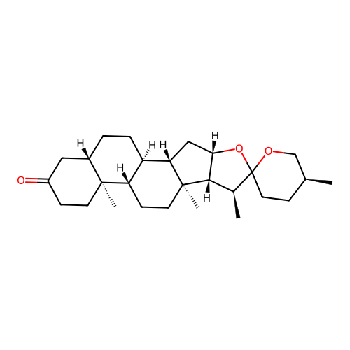 (25S)-5alpha-Spirostan-3-one structure