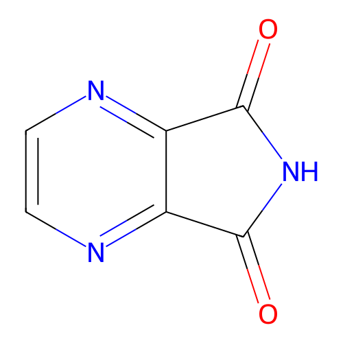 2,3-吡嗪二甲酰亚胺 structure
