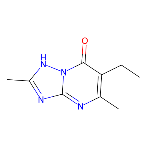 6-ethyl-2,5-dimethyl-4H,7H-[1,2,4]triazolo[1,5-a]pyrimidin-7-one structure