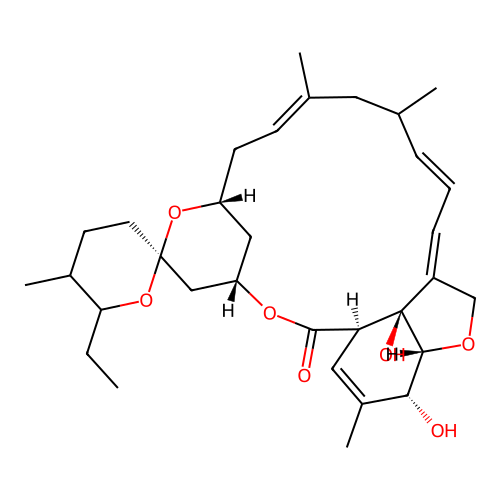Milbemectin structure