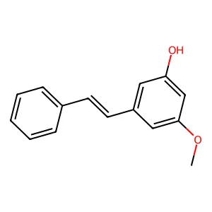 3-Methoxy-5-(2-phenylethenyl)phenol structure