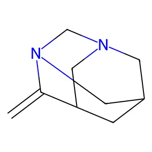1,3-Diazatricyclo(3.3.1.13,7)decane, 6-methylene- structure