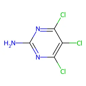 4,5,6-Trichloropyrimidin-2-amine structure