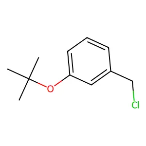 Benzene, 1-(chloromethyl)-3-(1,1-dimethylethoxy)- structure