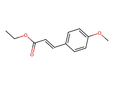 Ethyl methoxycinnamate structure