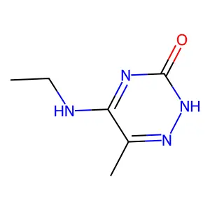 5-(Ethylamino)-6-methyl-1,2,4-triazin-3-ol structure