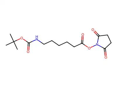 Boc-6-Ahx-OSu structure