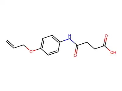4-Oxo-4-(4-prop-2-enoxyanilino)butanoic acid structure