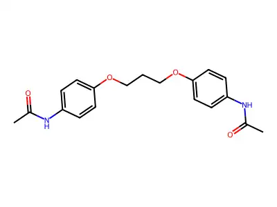4',4'''-(Trimethylenedioxy)diacetanilide structure