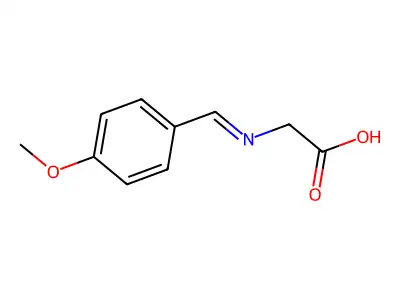Glycine, N-[(4-methoxyphenyl)methylene]- structure