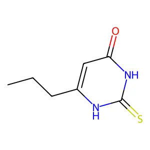 丙硫氧嘧啶 structure