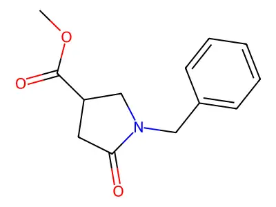 (S)-1-Benzyl-5-oxo-pyrrolidine-3-carboxylic acid methyl ester structure
