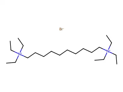 1,10-Bis(triethylammonium)decane dibromide structure