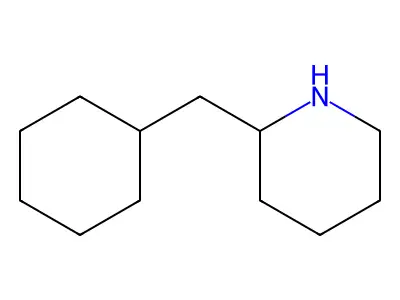 2-(Cyclohexylmethyl)piperidine structure