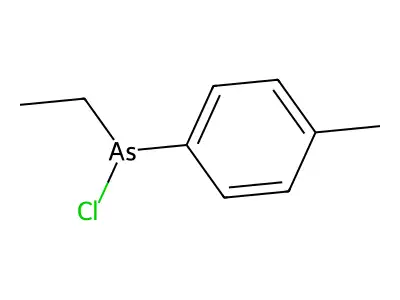 Arsine, chloroethyl-p-tolyl- structure