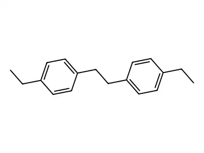 1-Ethyl-4-[2-(4-ethylphenyl)ethyl]benzene structure