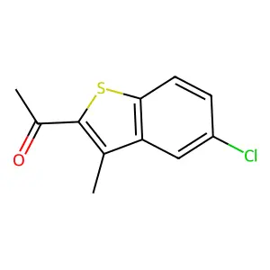 1-(5-Chloro-3-methyl-benzo[b]thiophen-2-yl)-ethanone structure