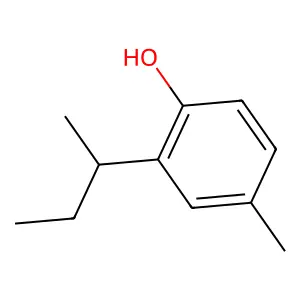 2-sec-Butyl-p-cresol structure