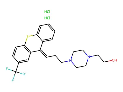 Trans-flupenthixol structure
