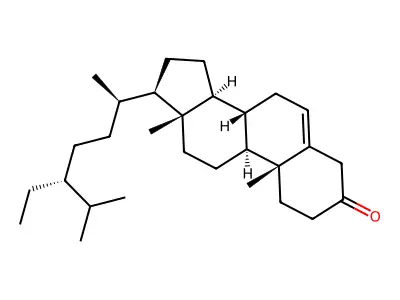 3-Oxo-24-ethyl-cholest-5-ene structure