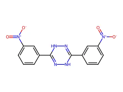 3,6-Bis(3-nitrophenyl)-1,4-dihydro-1,2,4,5-tetrazine structure