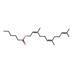 Farnesyl hexanoate structure