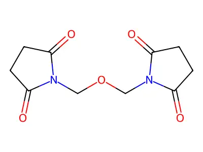 1,1'-(Oxydimethanediyl)dipyrrolidine-2,5-Dione structure