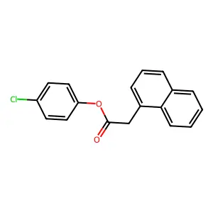 4-Chlorophenyl 1-naphthylacetate structure