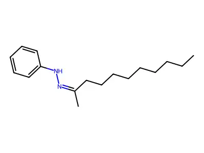 2-Undecanone phenylhydrazone structure