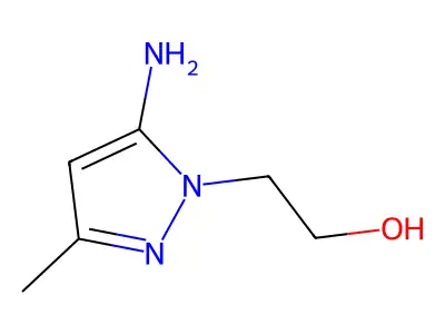 2-(5-Amino-3-methyl-1H-pyrazol-1-yl)ethan-1-ol structure