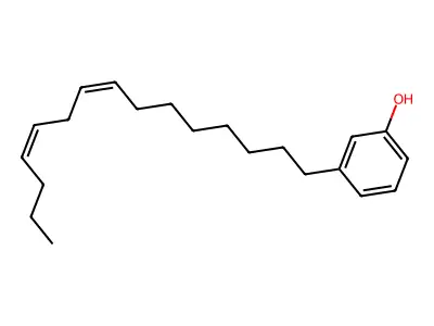 Phenol, 3-(8,11-pentadecadienyl)- structure