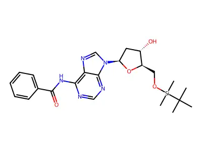 5'-O-TBDMS-Bz-dA structure