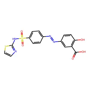 Salazosulfathiazole structure