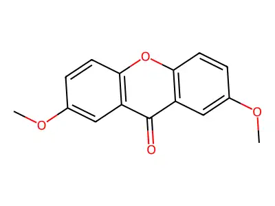 2,7-Dimethoxyxanthen-9-one structure