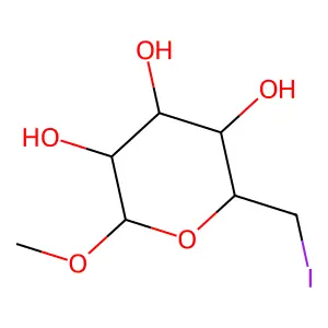 2-(Iodomethyl)-6-methoxyoxane-3,4,5-triol structure