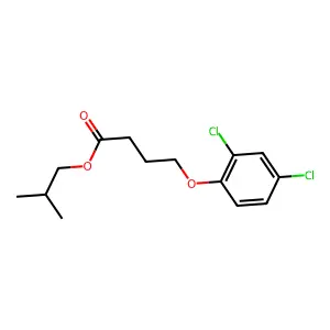 2-Methylpropyl 4-(2,4-dichlorophenoxy)butanoate structure