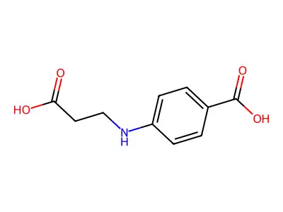 4-(2-carboxyethylamino)benzoic Acid structure