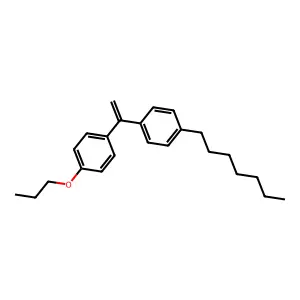 1-(1-(4-Heptylphenyl)vinyl)-4-propoxybenzene structure