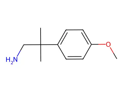 2-(4-Methoxyphenyl)-2-methylpropan-1-amine structure