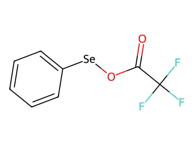 Benzeneselenyl trifluoroacetate structure