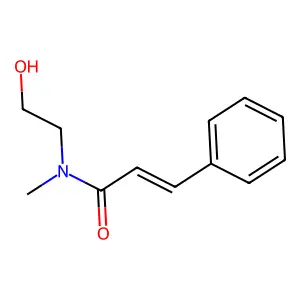 N-(2-羟乙基)-N-甲基-3-苯基丙-2-烯酰胺 structure