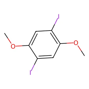 1,4-Diiodo-2,5-dimethoxybenzene structure