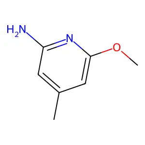 6-Methoxy-4-methylpyridin-2-amine structure