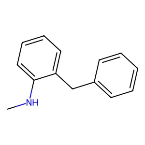 2-benzyl-N-methylaniline structure