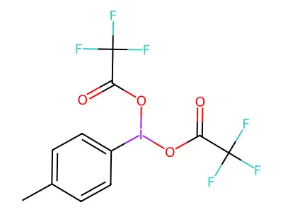 1-[Bis(trifluoroacetoxy)iodo]-4-methylbenzene structure