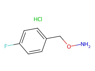 1-[(Ammoniooxy)methyl]-4-fluorobenzene chloride structure