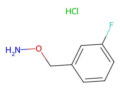 1-[(Ammoniooxy)methyl]-3-fluorobenzene chloride structure