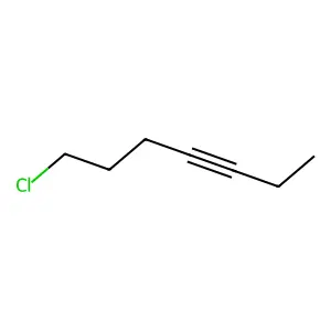 7-Chloro-3-heptyne structure