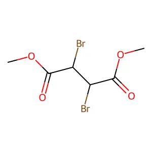dimethyl (2S,3R)-2,3-dibromobutanedioate structure